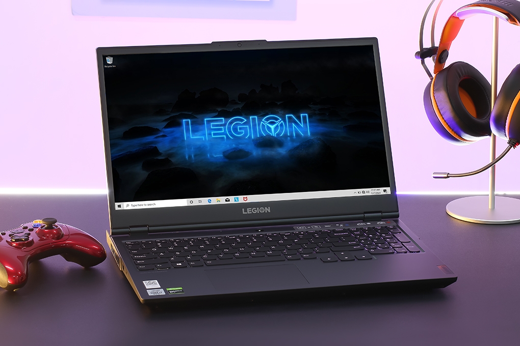 Laptop Lenovo Legion 5 15IMH05 i7 10750H/8GB/256GB+1TB/120Hz/4GB GTX1650/Win10 (82AU0051VN)