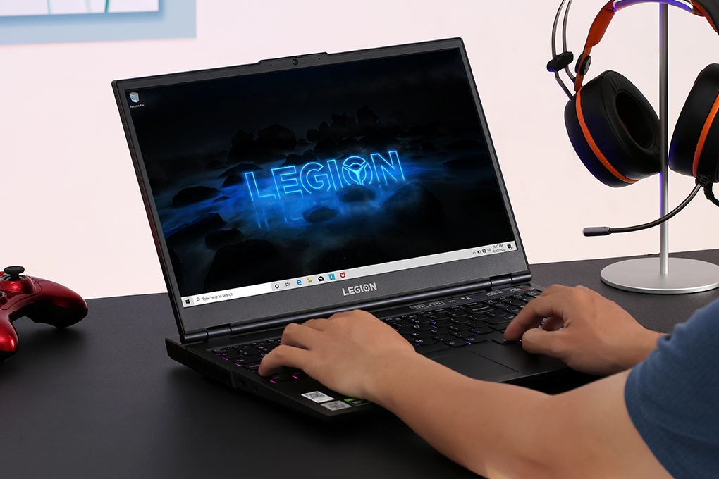 Laptop Lenovo Legion 5 15IMH05 i7 10750H/8GB/256GB+1TB/120Hz/4GB GTX1650/Win10 (82AU0051VN)