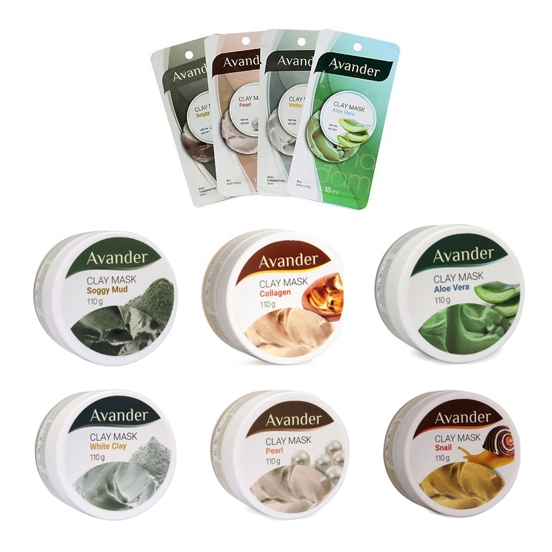 Mặt Nạ Đất Sét Avander Bùn Non 110g Clay Mask - Soggy Mud