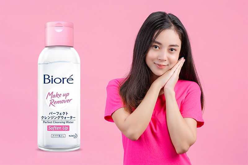 Nước Tẩy Trang Dưỡng Ẩm Bioré 90ml Perfect Cleansing Water Soften Up