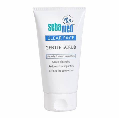 Tẩy Tế Bào Chết Sebamed Cho Mọi Loại Da 150ml Clear Face Gentle Scrub PH5.5
