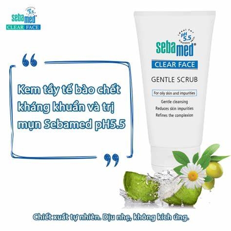 Tẩy Tế Bào Chết Sebamed Cho Mọi Loại Da 150ml Clear Face Gentle Scrub PH5.5