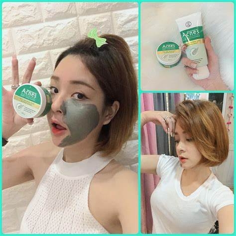 Mặt Nạ Bùn Non Acnes Dưỡng Sáng Da 100g Baby Mud Mask