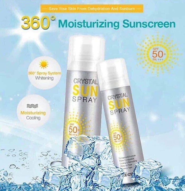 Kem Chống Nắng Dạng Xịt Crystal Sun Spray SPF50 PA+++