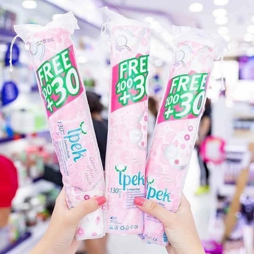 Bông Tẩy Trang Ipek Cotton Pads Thổ Nhĩ Kỳ 130 Miếng