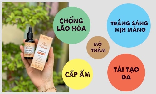 Serum Collagen Whitening Plus Vit E 701 Dưỡng Ẩm, Chống Lão Hóa, Xóa Mờ Thâm Nám