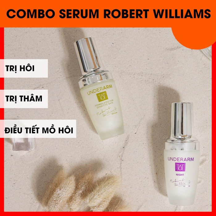 Serum Nách Robert Williams - Trị Dứt Điểm Hôi Nách Dưỡng Da Trắng Mịn
