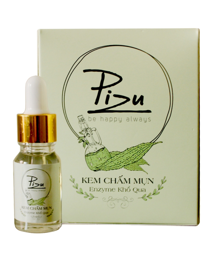 Serum Trị Mụn Pizu - Serum chấm mụn chiết xuất khổ qua