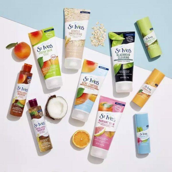 Sữa Rửa Mặt Tẩy Tế Bào Chết Quả Mơ Ngừa Mụn St.Ives 170g Blemish Control Apricot Scrub