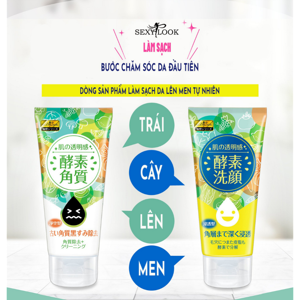 Sữa Rửa Mặt Lên Men Tự Nhiên SEXYLOOK 120g