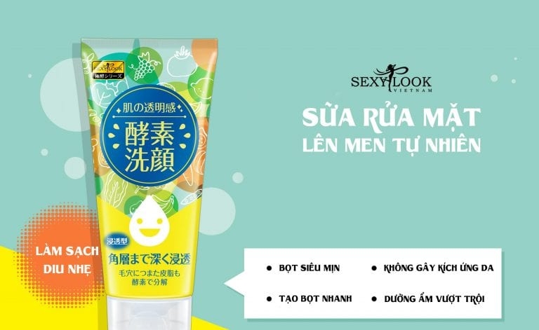 Sữa Rửa Mặt Lên Men Tự Nhiên SEXYLOOK 120g