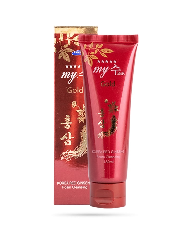Sữa Rửa Mặt Hồng Sâm My Gold Hàn Quốc
