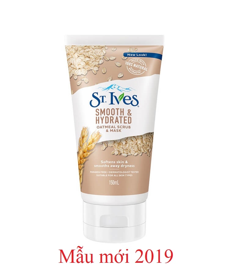 Sữa rửa mặt tẩy tế bào chết St.Ives - Chiết xuất yến mạch