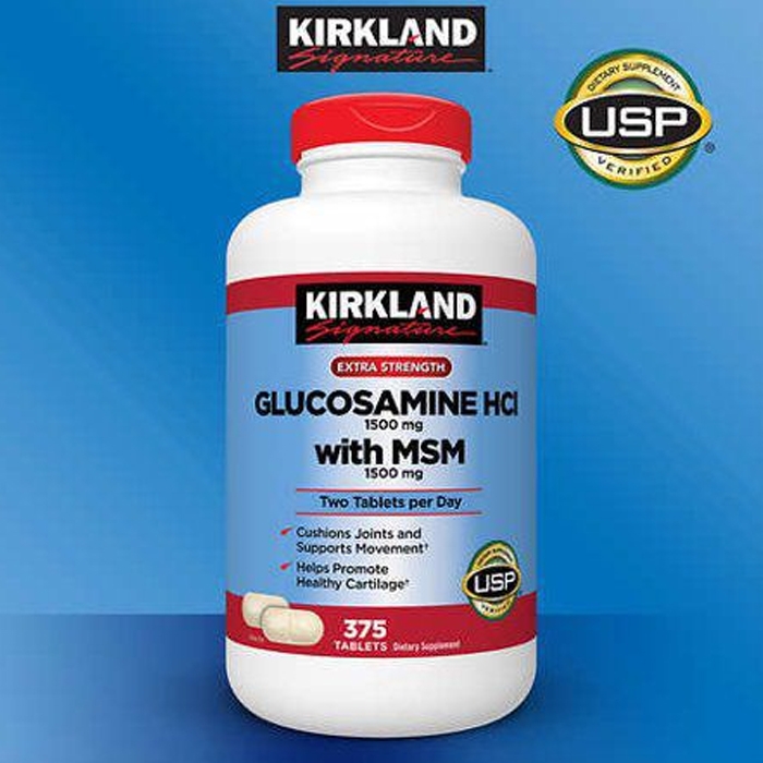Viên Uống Bổ Khớp Kirkland Glucosamine HCL 1500mg Chính Hãng USA Mỹ