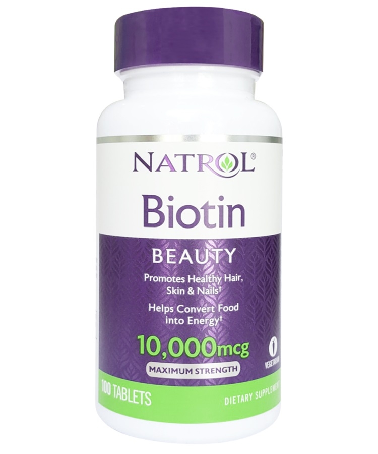 Viên uống mọc tóc Biotin Natrol - Kích thích mọc tóc & ngăn rụng tóc