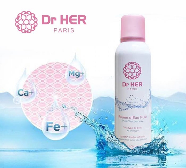 Xịt Khoáng Dr Her Paris Làm Dịu Da 150ml Pure Water Spray