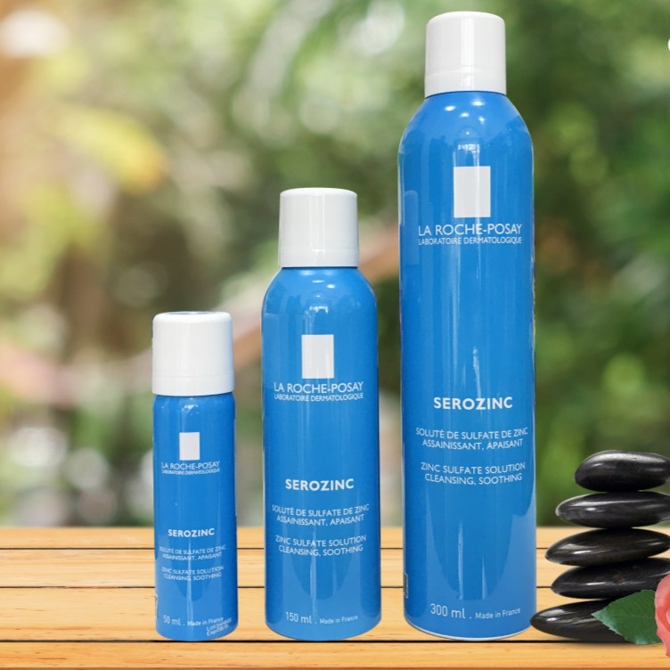 Xịt Khoáng La Roche-Posay Làm Sạch & Dịu Da Dầu Mụn 50ml Serozinc Zinc Sulfate Solution Cleansing, Soothing