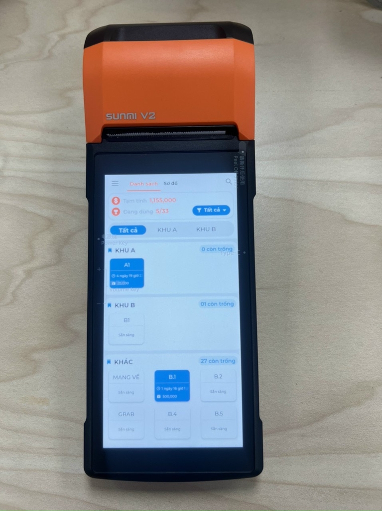 Máy POS Cầm Tay Sunmi V1s/ V2
