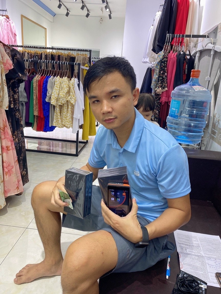 Máy Pos Quẹt Thẻ Cầm Tay P2 Mini - VNPAY