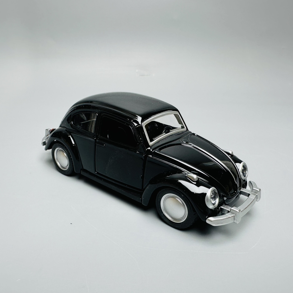 Mô Hình xe volkswagen beetle đen tỉ lệ 1:36 Hợp kim có thể mở cửa - bánh sau chạy cót - Dài 12cm - rộng 5cm - cao 4.5cm nặng : 200gram - FULL BOX : box màu SKU : oto185