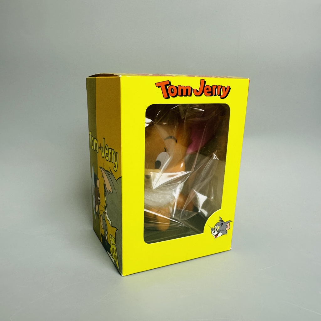 Mô Hình Chuột Jerry lắc đầu - cao 13cm - ngang 9cm - dọc 7cm - nặng 200gram + Có BOX - N3-K23-T4-S2