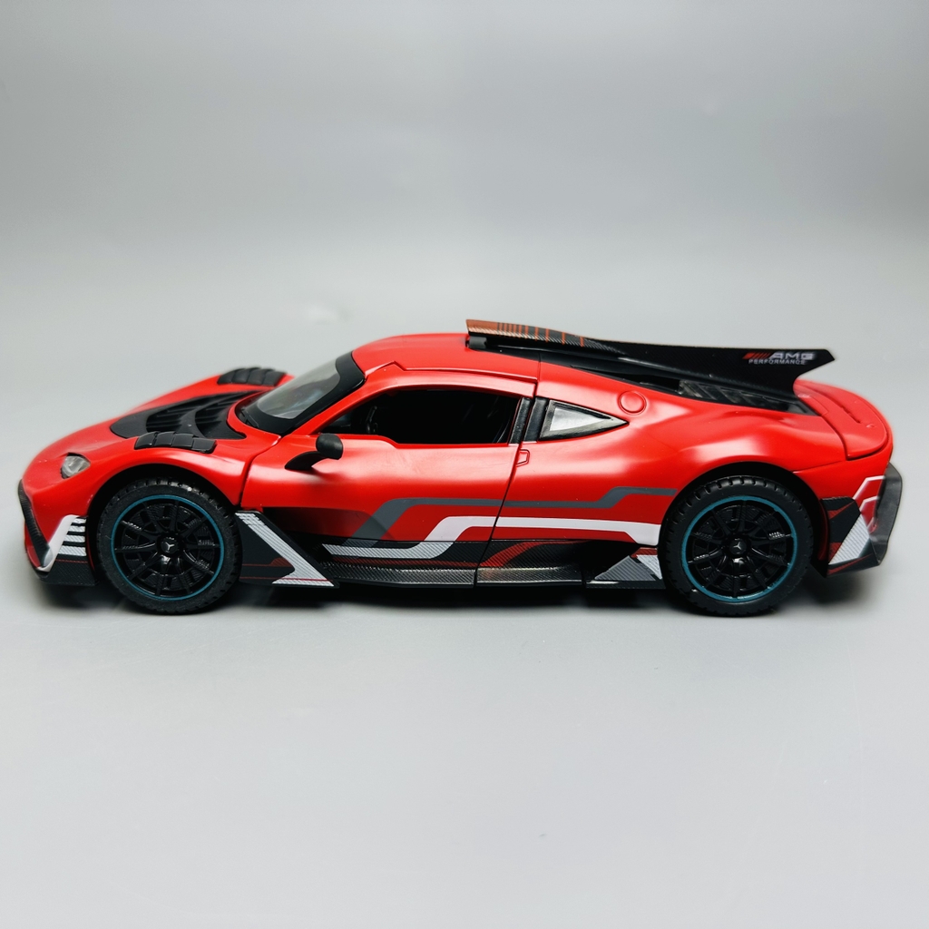 Mô Hình Xe Mercedes AMG ONE đỏ 1 :24 Hợp kim - Có tiếng - đèn pha sáng - Dài 21cm - rộng 9cm - cao 5cm - nặng ~ 1000gram - FULL BOX : box màu SKU : oto240 - N3-K12-T1-S1
