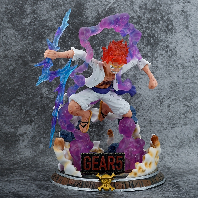 Hàng loại 1 - Siêu Phẩm Mô Hình Luffy Gear 5 chiến đấu - Cao 36cm - Nặng 2,5kg - One Piece - Có Box màu - N3-T5