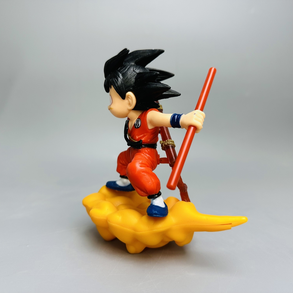 Mô Hình DragonBall  Goku kid cưỡi mây cao 13cm , figure DragonBall , No box - N1-K37-T1-S4