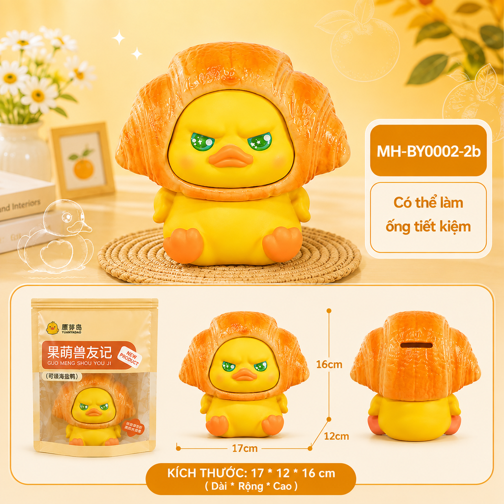 Mô Hình Các Con Vật Cosplay Bánh Ngọt Size Nhỡ KT 17*12*16cm  - SKU : MH-BY0002-2 - (VAT: MH003)