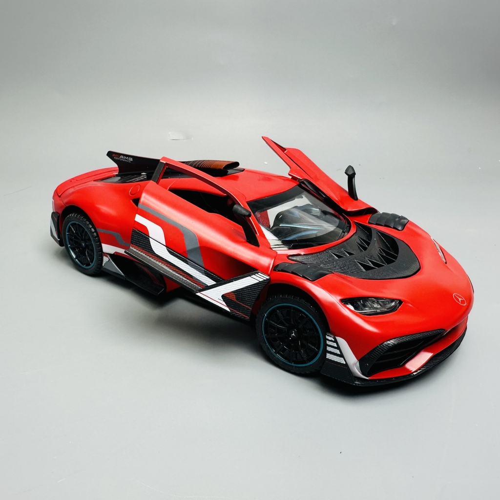 Mô Hình Xe Mercedes AMG ONE đỏ 1 :24 Hợp kim - Có tiếng - đèn pha sáng - Dài 21cm - rộng 9cm - cao 5cm - nặng ~ 1000gram - FULL BOX : box màu SKU : oto240 - N3-K12-T1-S1