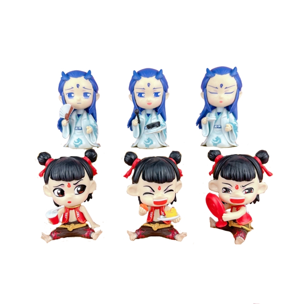 Combo 6 mô hình natra chibi - Cao : 7cm - Nặng : 290gram - Figure Natra - Bọc Túi - No Box - ( VAT : MH004 )- K25-T3-S2