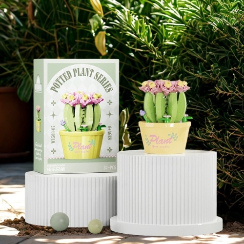Combo 3 bộ lắp ghép chậu hoa - 87 hạt - Full Box - Sku : LG-W1503-07 ( VAT 001-C3-11 ) - K116-T2-S7