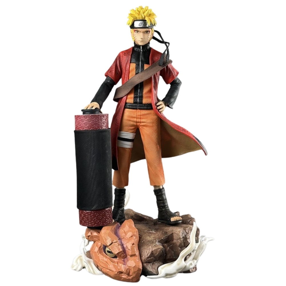 Mô Hình Naruto dáng đứng siêu ngầu có base cao - 42cm - Nặng - 2000gram - Figure Naruto - Box xốp Hộp carton - (VAT 002-03-200)- K3-T4-S6