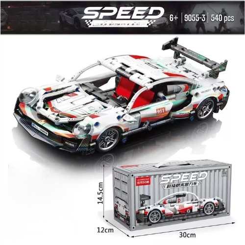 Đồ Chơi Lắp Ghép Lego Xe Porsche màu trắng  - 540 hạt - Full Box - Sku : LG-40-03 - K54-T4-S4