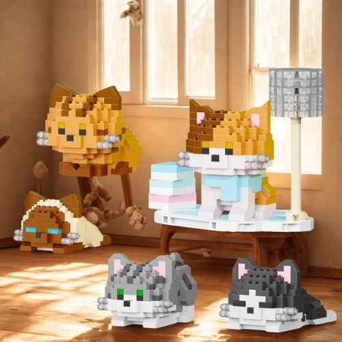 Đồ Chơi Lắp Ghép Lego bộ 6 Mèo Con - Full Box - Sku : LG-W1522 ( VAT 001-C6-30 ) - K95-T1-S7-8-9