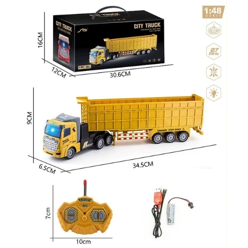 Đồ Chơi Xe Ô tô Điều Khiển Từ Xa 4 Hướng Engineering Transport Vehicle - SKU : DK-QH200-2D ( VAT 009-02-100 ) - K140-T4-S6