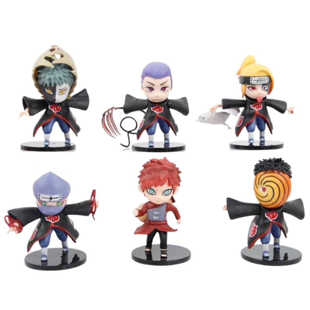 Hàng Cao Cấp - Mô hình Naruto Bộ 6 các nhân vật Naruto Bản A - Cao 9 - 10cm - nặng 100gram - Figure Naruto - No Box - K3-T2-S7