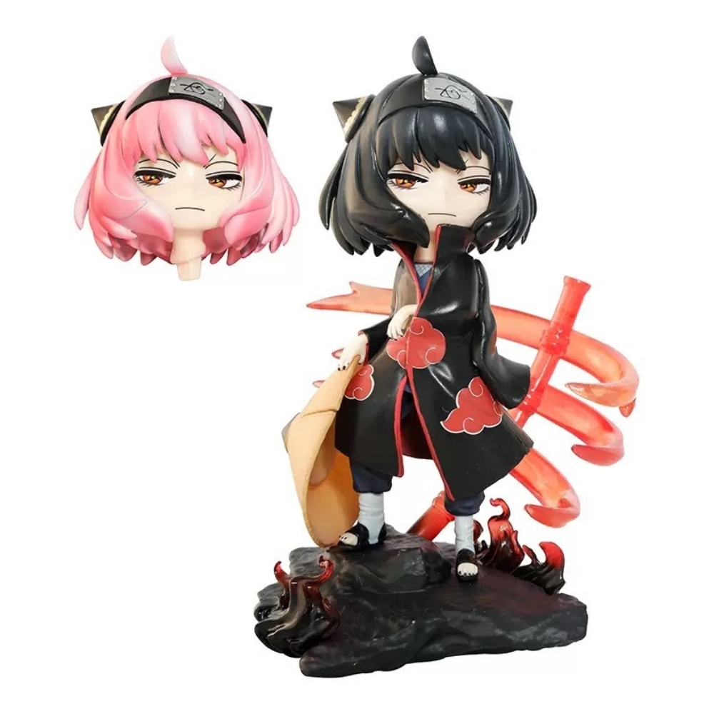 MÔ HÌNH ANYA FORGER - ANYA FORGER cospay itachi - Cao : 18.5cm - Nặng : 400gram - Có Hộp Màu - (VAT 002-05-80) -K10-T3-S4