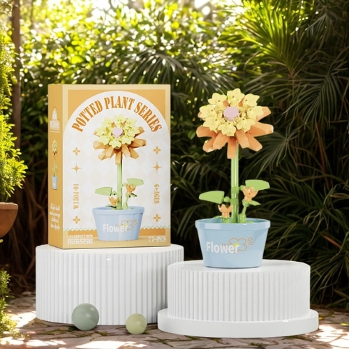 Combo 3 bộ Lắp Ghép Lego hoa cúc ba tư - 77 hạt - Full Box - Sku : LG-W1504-01 - (VAT 001-C3-11) - K115-T2-S1