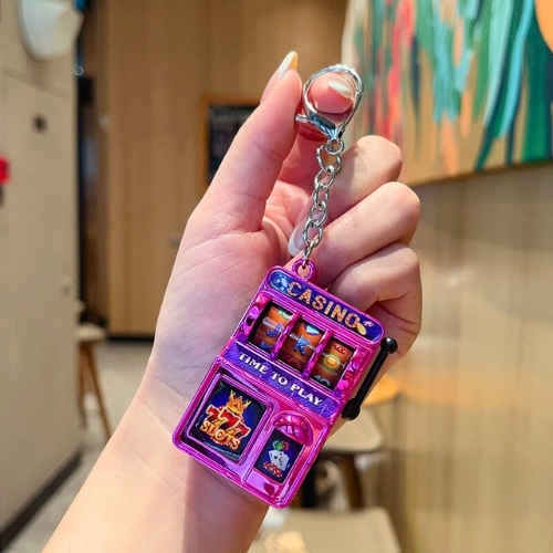 Móc Khóa Máy Quay Thưởng Màu hồng 777 . Dài 11cm , Rộng 3.5cm - Nặng 50gram - SKU : moc284g K76-T6-S10