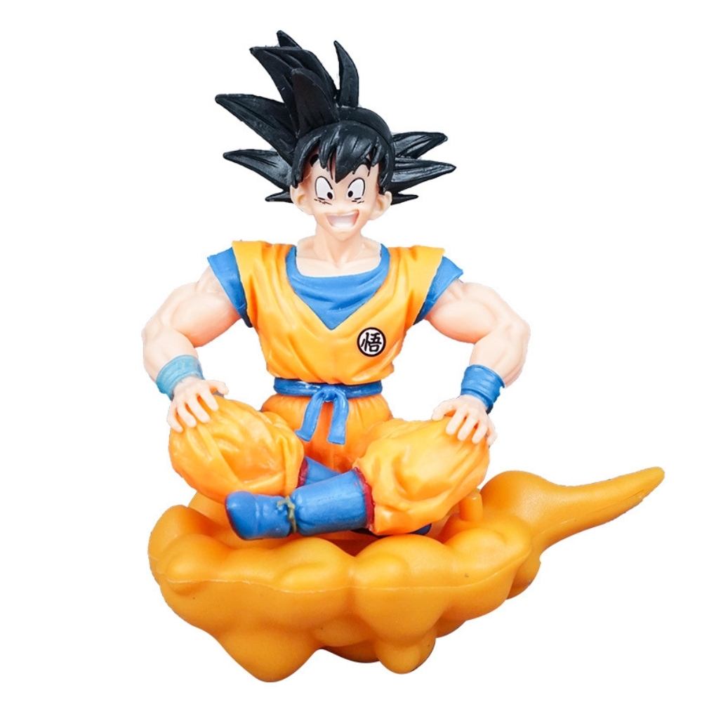 Mô Hình DragonBall Songoku ngồi mây bản nhỏ - Cao 14cm - Nặng 200gram , figure DragonBall , No box - (VAT E523-59) -  K5-T3-S4