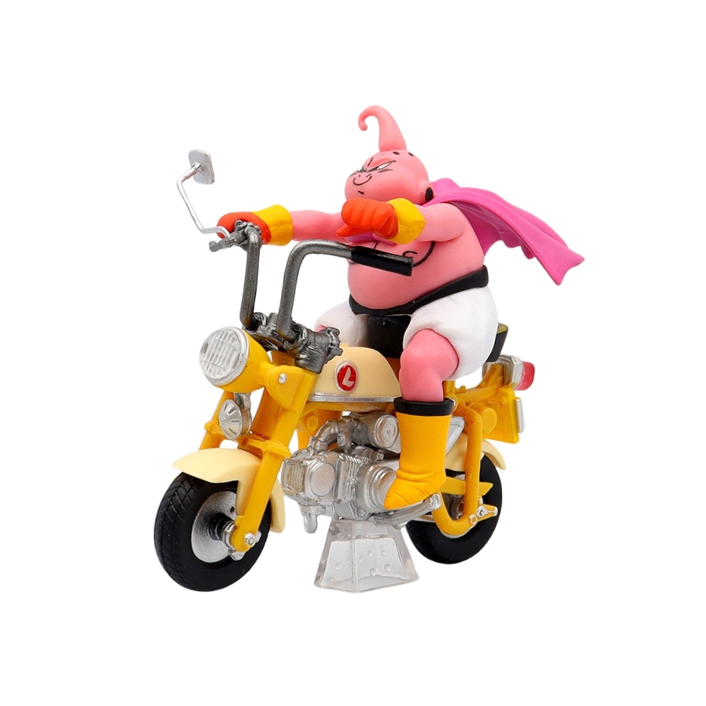 Mô Hình DragonBall mabu béo lái xe máy cao 12cm nặng 300g , Figure DragonBall - Hộp Màu - K8-T3-S2