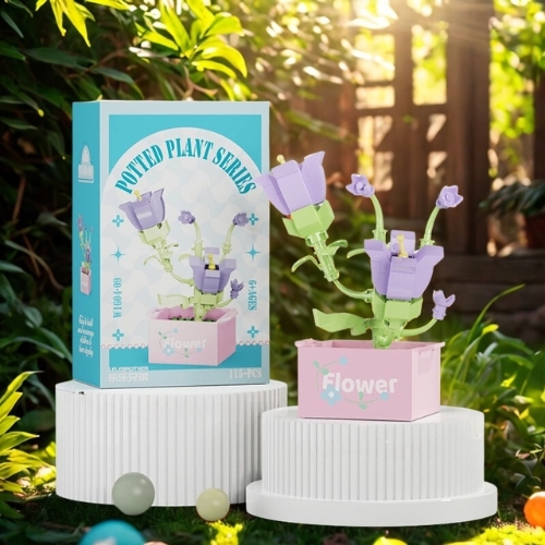 Combo 2 bộ  Lắp Ghép Lego hoa chuông xanh - 115 hạt - LG-W1604-09 - ( VAT 001-C2-11 ) - K126-T2-S9