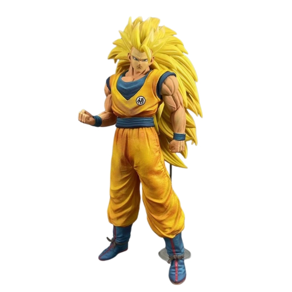 Mô hình DragonBall SonGoku SSJ3 Áo Vàng Chanh Dáng đứng - hàng cao cấp - Cao 30cm - Nặng 1300 Gram - Dragon Ball - Có Hộp màu - N1-K26-T5-S3