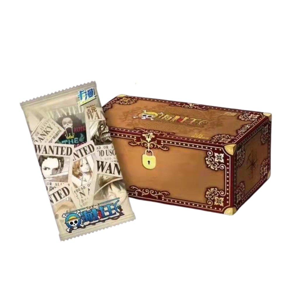 Pack anime thẻ onepiece rương kho báu hàng đẹp ( 5 Pack 1 hộp ) - dài 13cm - cao 7cm - Hộp màu K31-T3-S8