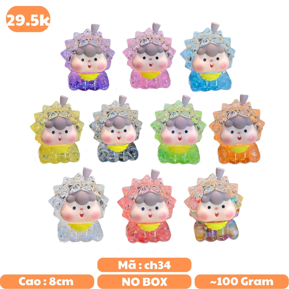 Mô hình charm sầu riêng size to kích thước cao : 8cm nhiều màu decor siêu xinh - no box N1-T1