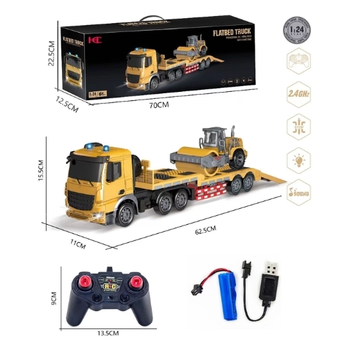 Đồ Chơi Xe Ô tô Điều Khiển Từ Xa 6 Kênh Single Layer Drag Roller Car- SKU: DK-QH300-6D ( VAT 009-02-200 ) - K142-T4-S12