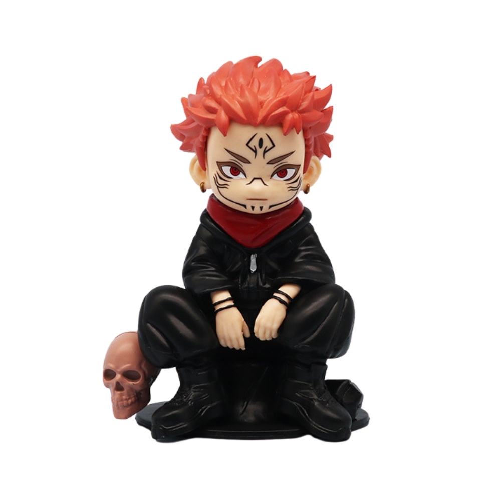 Mô Hình Itadori Yuji dáng ngồi - Cao 12cm - nặng 170gram - Bọc túi OPP - no box - Figure anime Jujutsu Kaisen - SKU : J14 (VAT : G873-84)