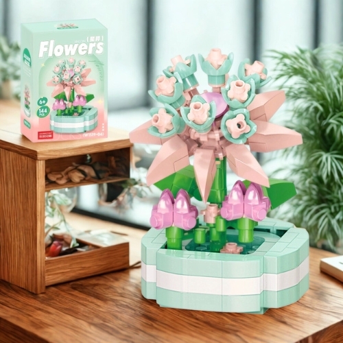 Combo 3 hộp lắp ghép chậu hoa 144pcs. SKU: LG-W1519-04 ( VAT 001-C3-11 ) - K109-T2-S4