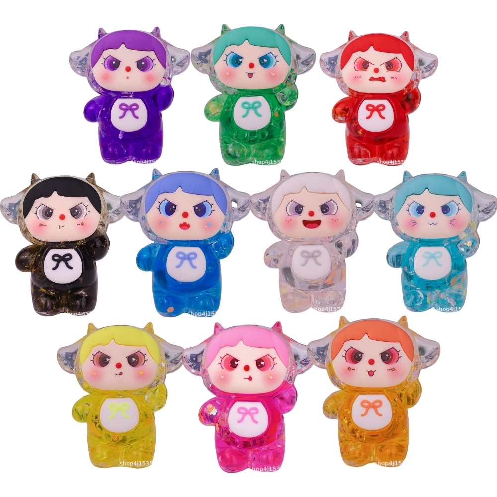 Mô hình charm baby three size to kích thước cao : 8.3cm nhiều màu decor siêu xinh - no box -  ( VAT : DOTTHN ) K149-T1-S5